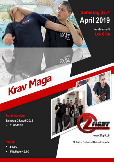 Krav Maga Seminar mit Leo Chin April 2019